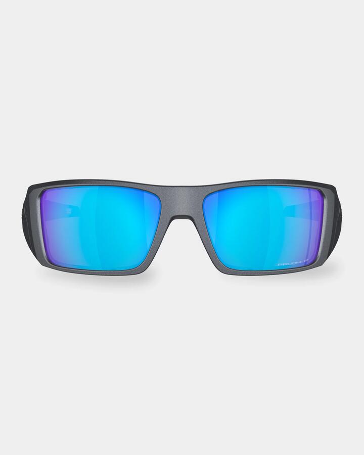 Image of Sunglasses. Productname: Oakley Heliostat Blue Steel Prizm Square Sunglasses Assorted - in Assorted colour by brand - Oakley