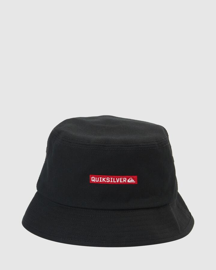 Image of Hats. Productname: Quiksilver - Mens Dna Bucket Hat - Black - in Black colour by brand - Quiksilver
