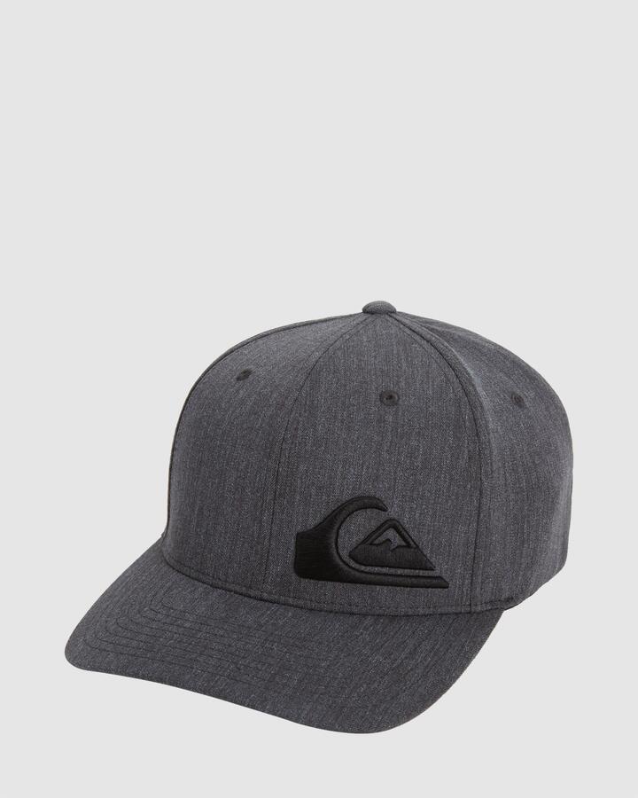 Image of Hats. Product name - Quiksilver Mens Final 2 Cap Charcoal Heather in Charcoal Heather colour by brand - Quiksilver