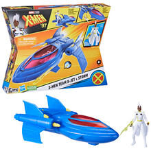 Image of Action Figures. Product name - Marvel Studios X-Men '97, X-Men Team X-Jet and 4-inch Storm Figure in colour by brand - Toymate