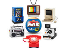 Image of Construction Set Toys. Product name - Zuru Max Premium Retro Series in colour by brand - Toymate