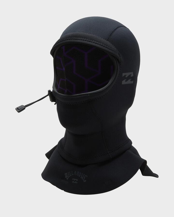 Image of Wetsuits. Product name - Billabong Mens 2 Furnace Gbs Wetsuit Hood Black in Black colour by brand - Billabong