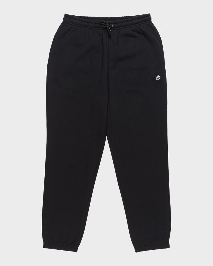 Image of a model wearing Pants. Productname: Element - Mens Cornell Classic Trackpants - Flint Black - in Flint Black colour by brand - Element
