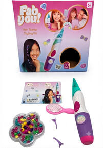 Image of Hair Accessories. Product name - Hair Beader Styling Kit in colour by brand - Toymate