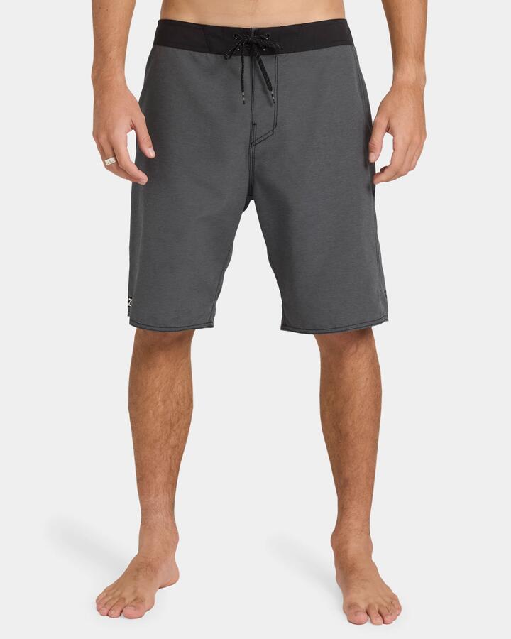 Image of Swimwear. Product name - Billabong Mens Shadow Cut Og 20" Boardshorts Char Heather - in Char Heather colour by brand - Billabong