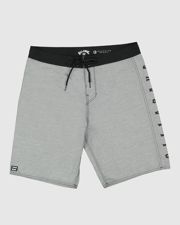 Image of Swimwear. Productname: Billabong Mens Shadow Cut Og 20" Boardshorts Grey Heather - in Grey Heather colour by brand - Billabong