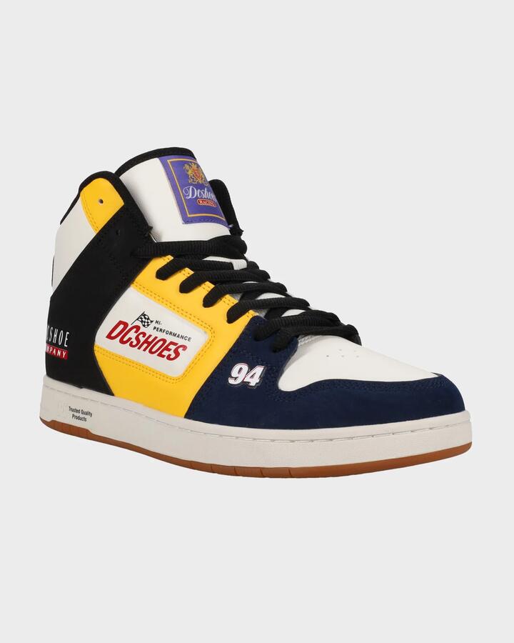 Image of Shoes. Productname: DC Shoes - Mens Manteca 4 Hi Se Skate Shoes - Black/Blue/White - in Black/Blue/White colour by brand - DC Shoes