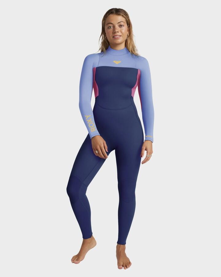 Image of Jeans. Productname: Roxy Womens 3/2 Prologue Women Backzip Wetsuit Dark Denim - in Dark Denim colour by brand - Roxy