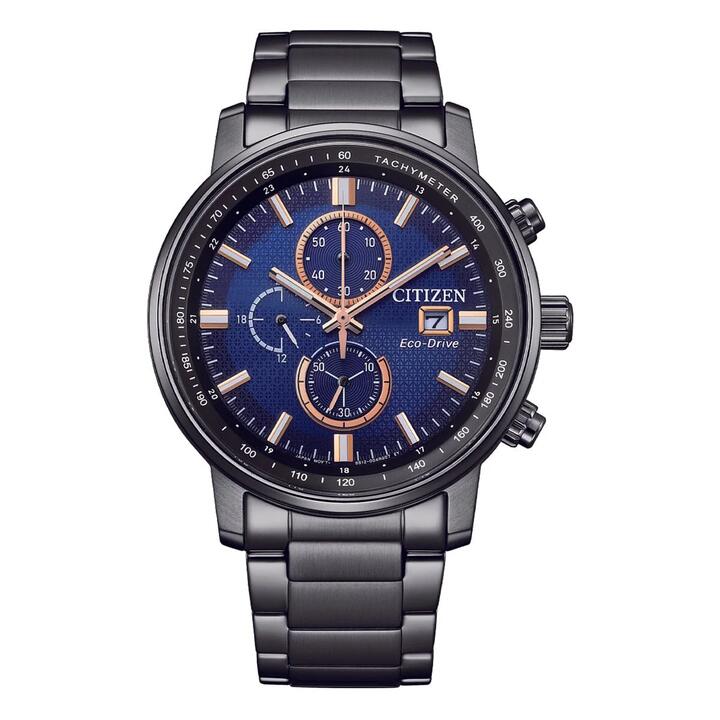 Image of Watches. Productname: Citizen Men's Eco-Drive Chronograph Watch CA0845-83L in Watch colour by brand - Citizen