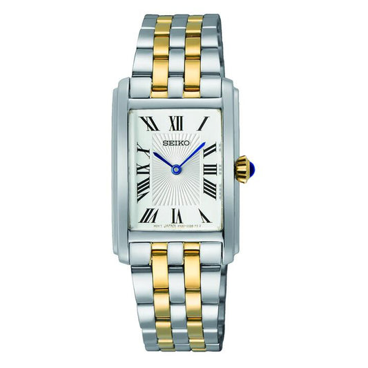Image of Watches. Productname: Seiko Ladies Stainless Steel White Watch SWR087P in Watch colour by brand - Seiko