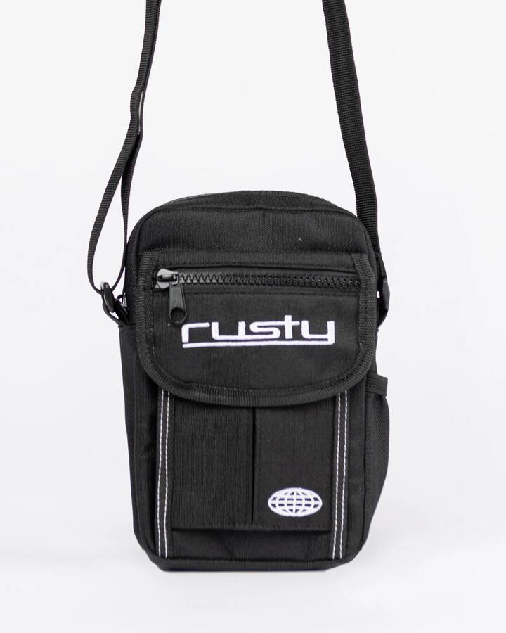 Image of Bags. Productname: Rusty - Mens Domination Sling Bag - Black - in Black colour by brand - Rusty
