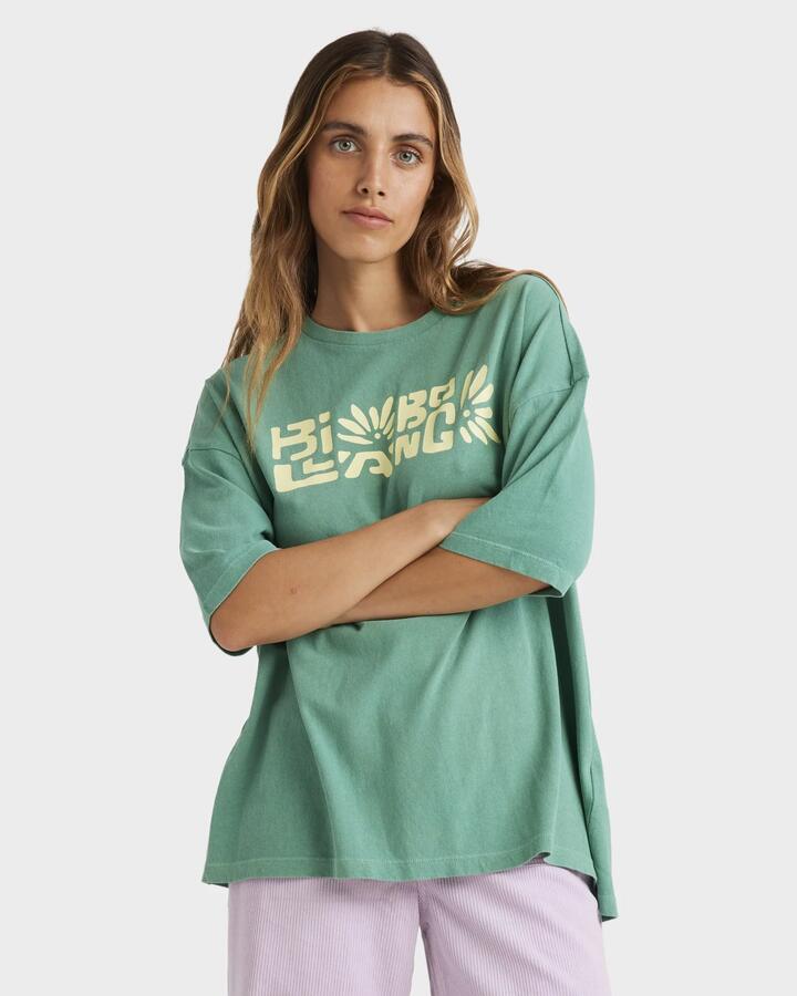 Image of T-Shirts. Productname: Billabong Womens Highest Tide T-Shirt Island Green - in Island Green colour by brand - Billabong