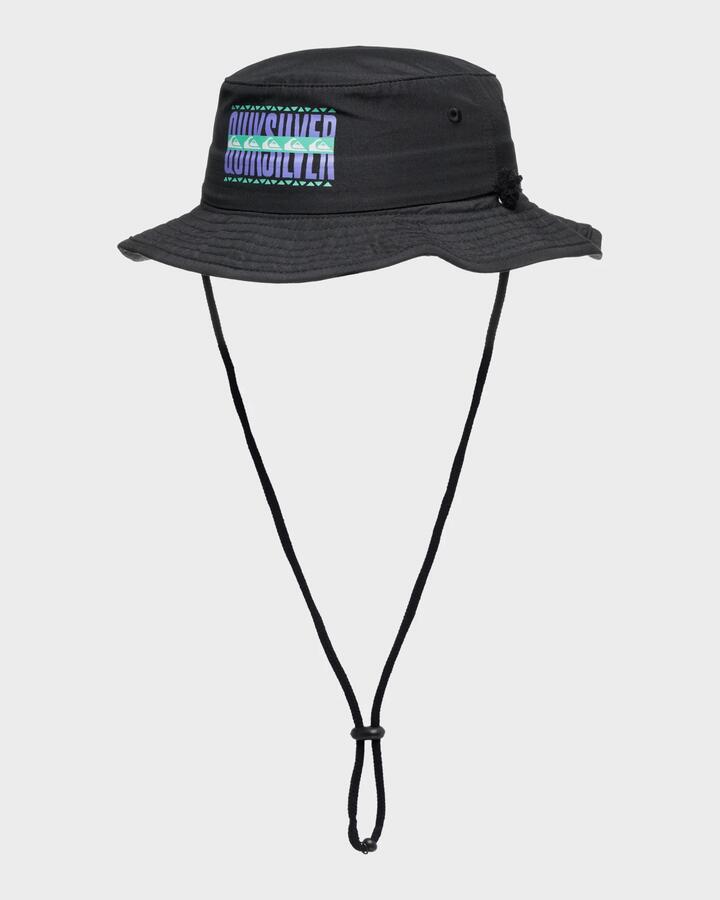 Image of Accessories. Product name - Quiksilver Boys 2-7 Tower 51 Boonie Black in Black colour by brand - Quiksilver