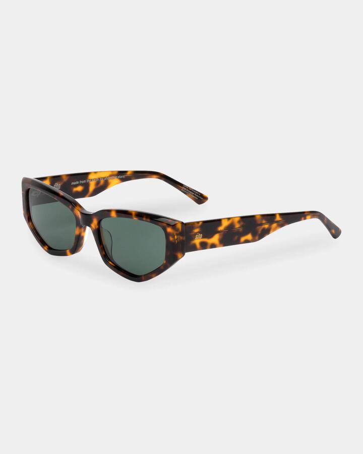 Image of Sunglasses. Productname: Sito - Diamond Square Sunglasses - Honey Tort/Slate Pol - in Honey Tort/Slate Pol colour by brand - Sito