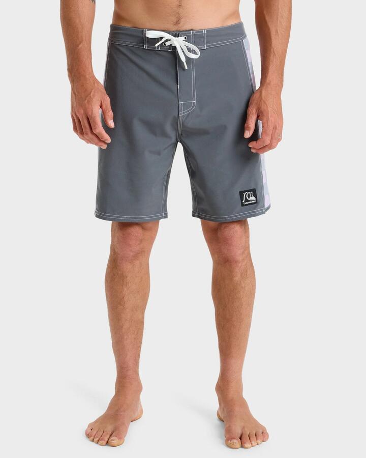 Image of Swimwear. Productname: Quiksilver Mens Original Arch 18" Boardshorts Iron Gate - in Iron Gate colour by brand - Quiksilver