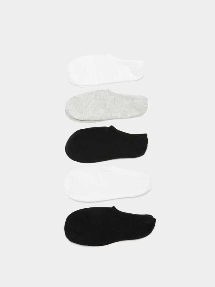 Image of Socks. Productname: Beyond Her 5 Pairs of Classic Invisible Socks One in Multi colour by brand - Beyond Her