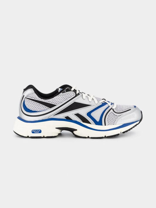 Image of Sneakers. Productname: Reebok Unisex Premier Road Plus VI Sneaker in Silvmt/Cblack/Vecblu colour by brand - Reebok