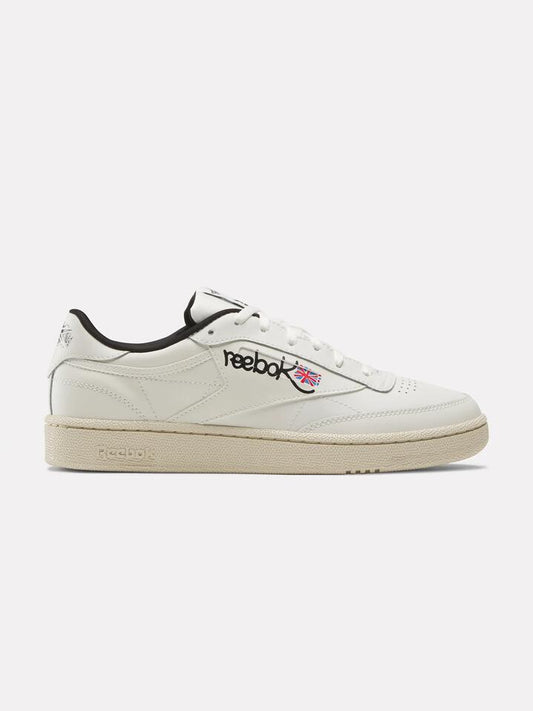Image of Footwear. Productname: Reebok Unisex Club C 85 Heritage Court Sneaker in White/Black colour by brand - Reebok