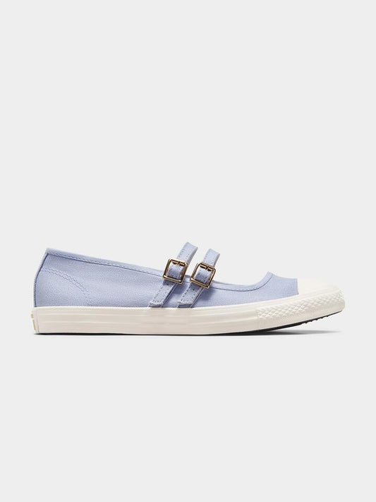 Image of Flats. Productname: Converse Womens CTAS Dainty Mary Jane in Lilac Pewter/Egret/Black colour by brand - Converse
