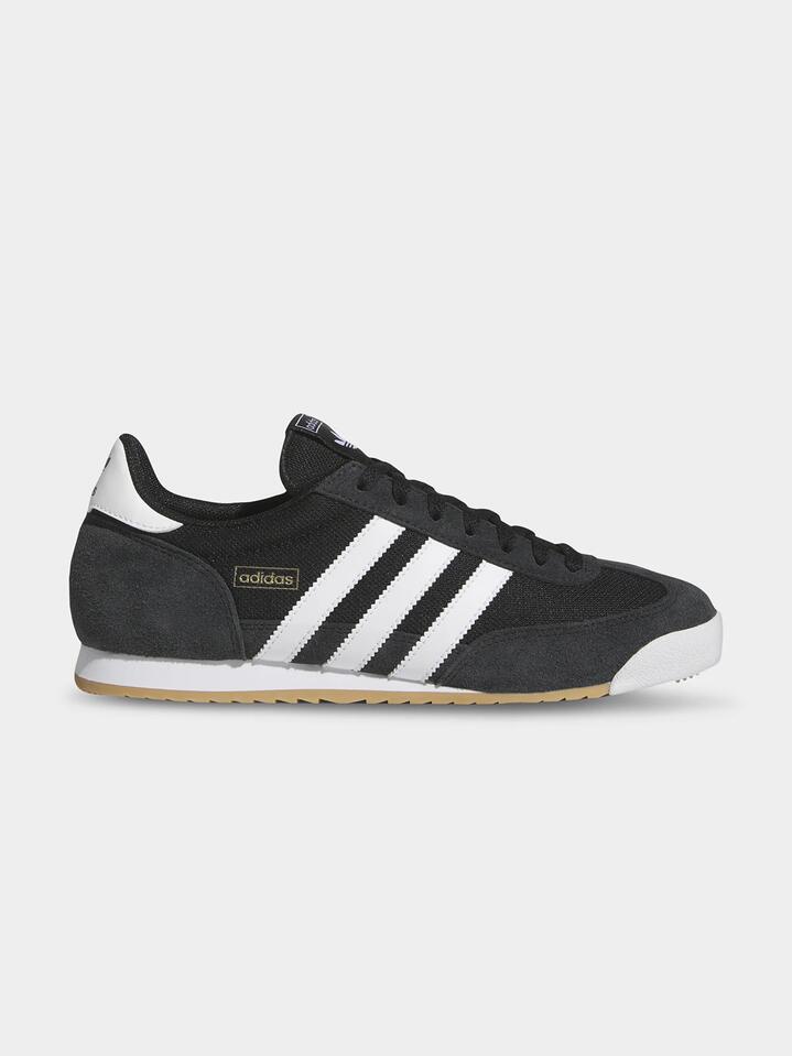 Image of Shoes. Productname: Adidas Unisex R71 in Core Black/Cloud White/Gold colour by brand - Adidas