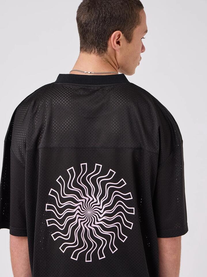 Image of a model wearing Tops. Productname: Barney Cools Jersey in Black colour by brand - Barney Cools