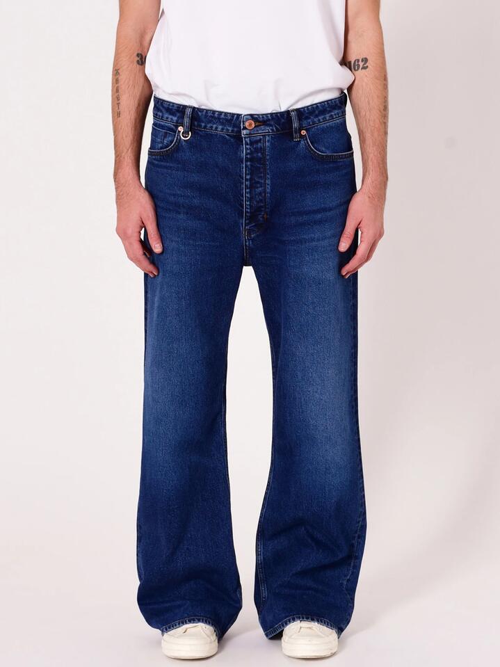 Image of Jeans. Productname: Neuw Kurt Baggy Trinity in Mid Indigo colour by brand - Neuw