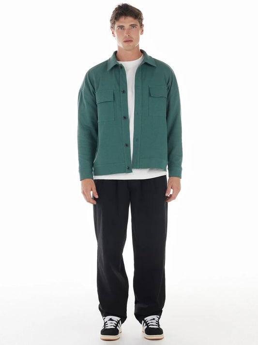 Image of a model wearing Outerwear. Productname: Nana Judy Rochester Jacket in Green colour by brand - Nana Judy