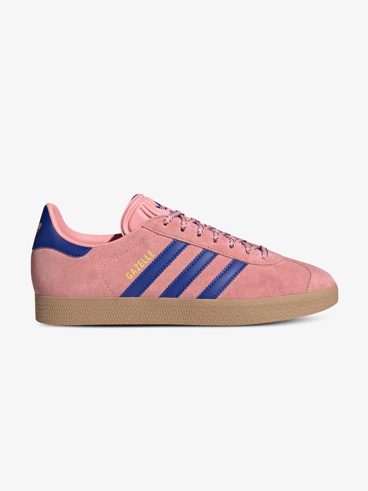 Image of Sneakers. Productname: Adidas Women's Gazelle in Semi Pink/Lucid Blue/Sulfur colour by brand - Adidas