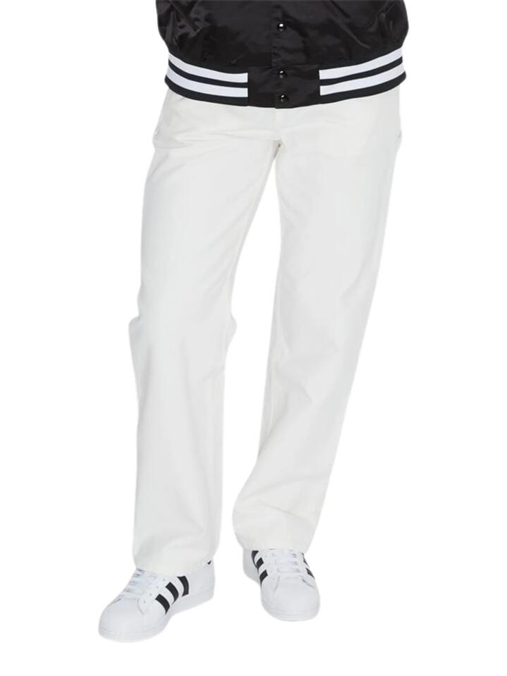 Image of a model wearing Pants. Productname: Carhartt Wip Pierce Pant Straight in Wax colour by brand - Carhartt Wip