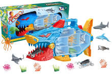 Image of Toys. Product name - Ocean Kings Shark Storage Case with Sea Creatures in colour by brand - Toymate