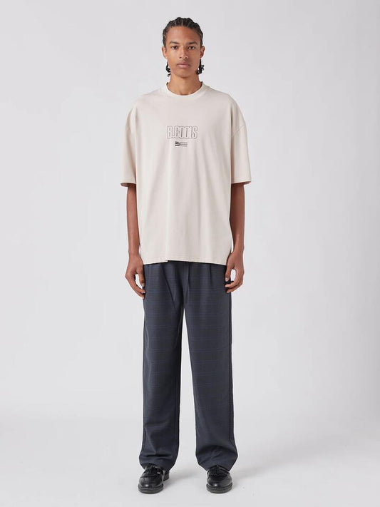 Image of a model wearing Tops. Productname: Barney Cools PCR Tee in Ivory colour by brand - Barney Cools