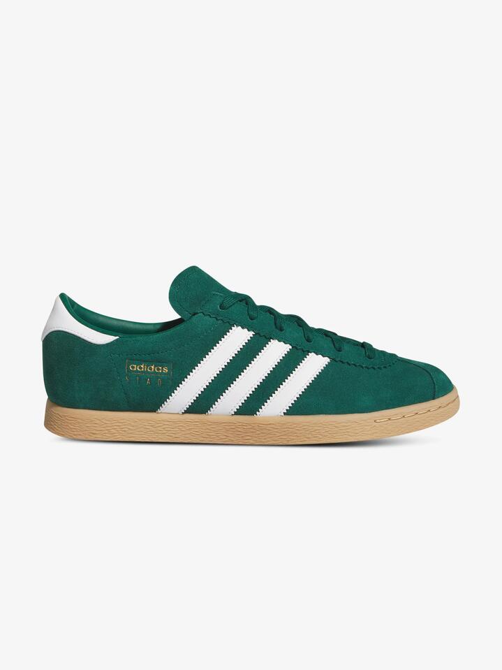 Image of Shoes. Productname: Adidas Unisex Stadt in Green/Cloud White/Gold Met colour by brand - Adidas