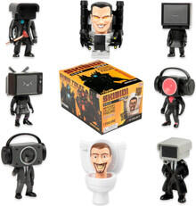 Image of Action Figures. Product name - Skibidi Toilet Mystery Collector Figures in colour by brand - Toymate