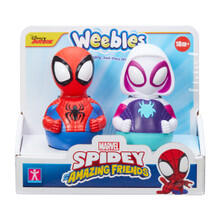 Image of Action Figures. Product name - Spidey and Friends Weebles Twin Fig in colour by brand - Toymate