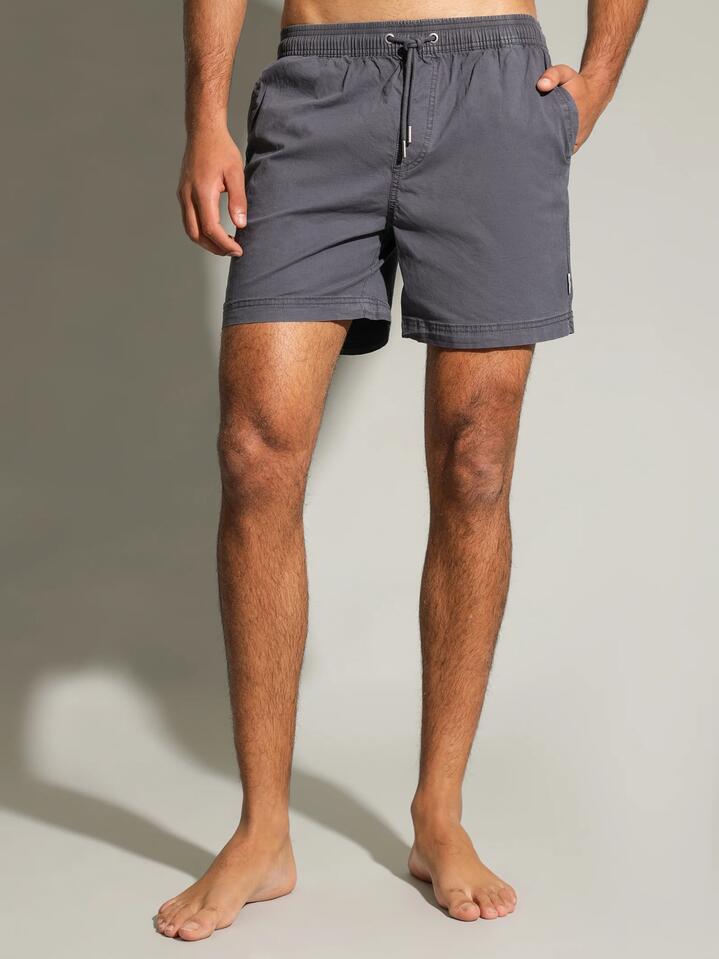 Image of a model wearing Shorts. Productname: Article One Saratoga Swim Short in Marine colour by brand - Article One
