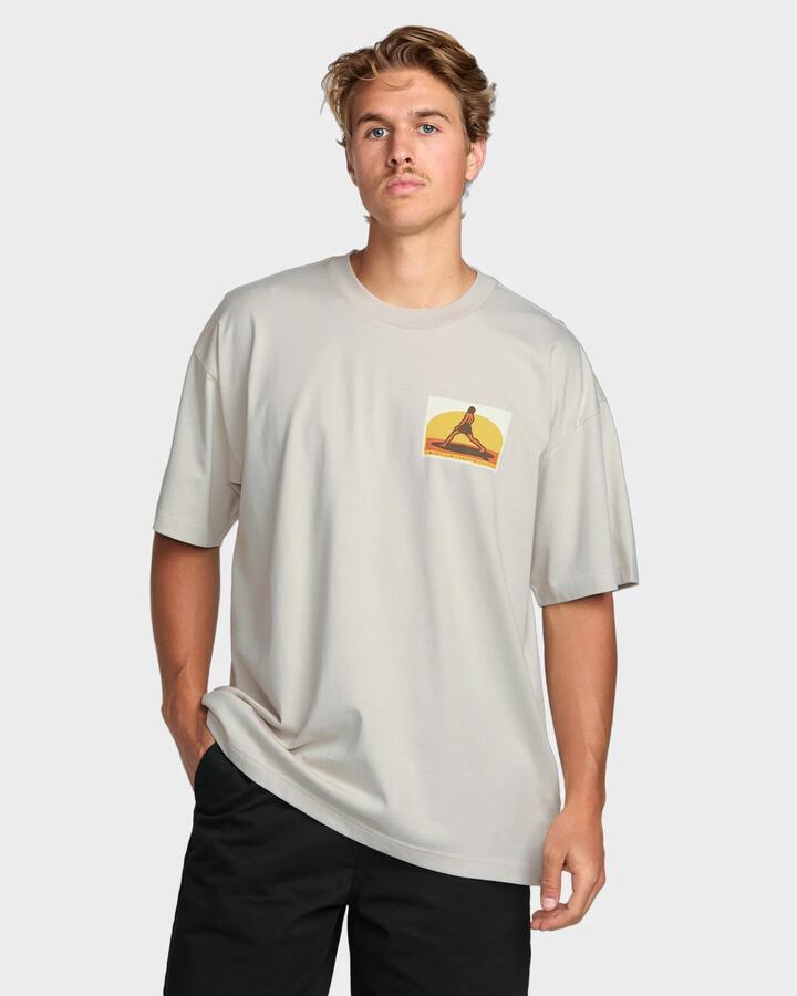 Image of T-Shirts. Product name - Billabong Mens Rituals T-Shirt Stone in Stone colour by brand - Billabong