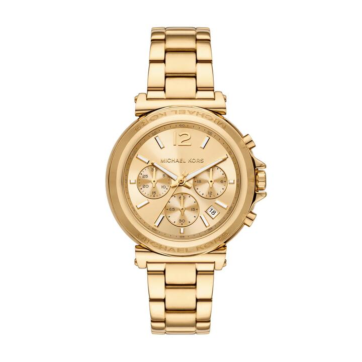 Image of Watches. Productname: Michael Kors Maren Chronograph Gold-Tone Stainless Steel Watch MK7493 in Watch colour by brand - Michael Kors