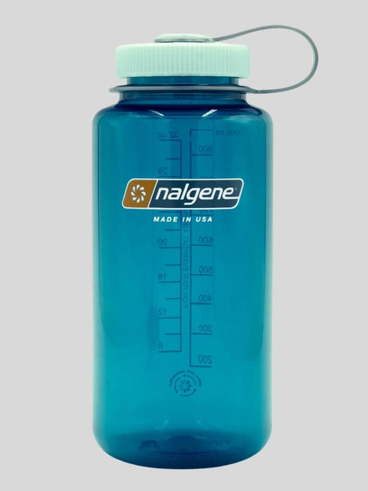 Image of Water Bottles. Productname: Nalgene Sustain Wide Mouth 1L Bottle ONE SIZE Trout Green in Trout Green colour by brand - Nalgene