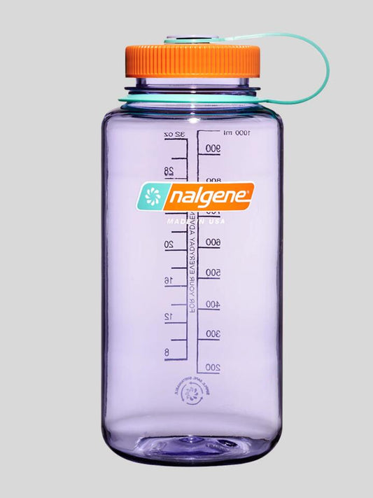 Image of Water Bottles. Productname: Nalgene Sustain Wide Mouth 1L Bottle ONE SIZE Amethyst in Amethyst colour by brand - Nalgene