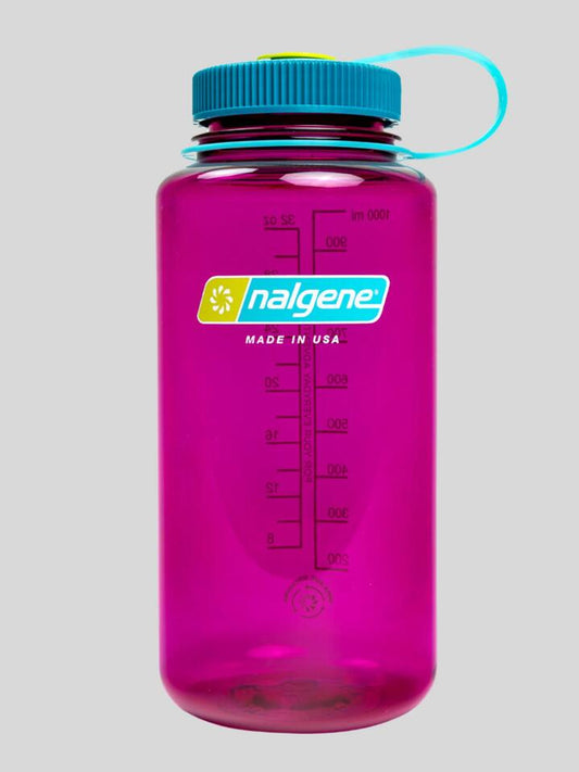 Image of Water Bottles. Productname: Nalgene Sustain Wide Mouth 1L Bottle ONE SIZE Eggplant in Eggplant colour by brand - Nalgene