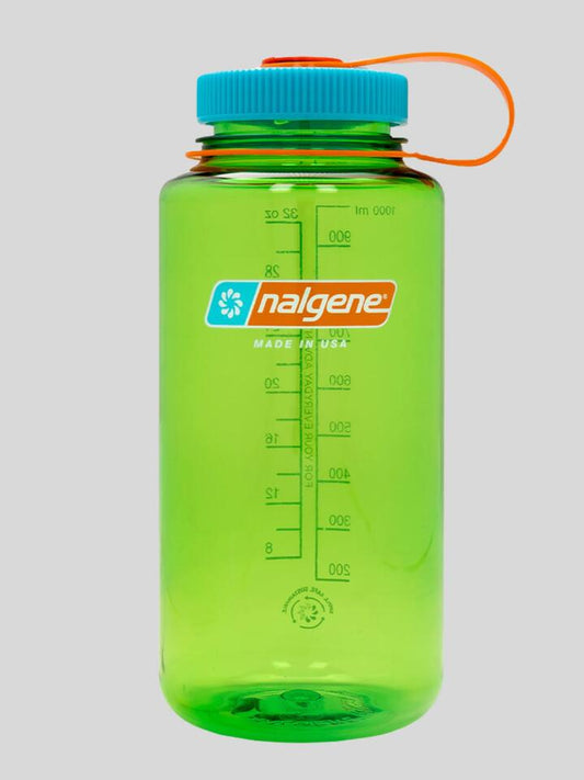 Image of Water Bottles. Productname: Nalgene Sustain Wide Mouth 1L Bottle ONE SIZE Pear in Pear colour by brand - Nalgene