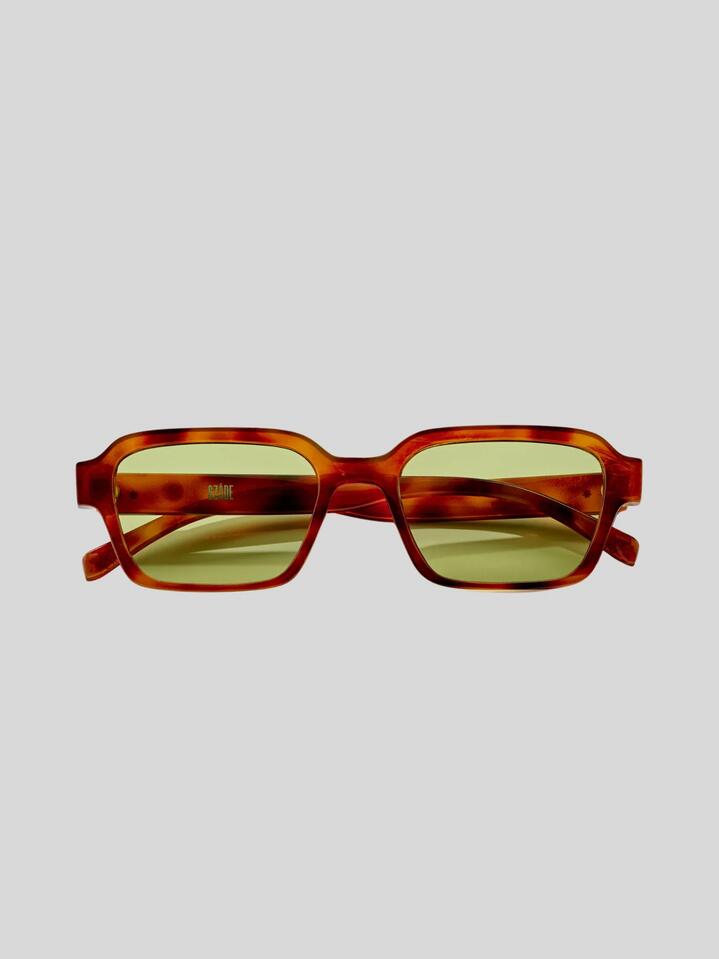 Image of Sunglasses. Productname: Szade Recycled Booth ONE SIZE MAPLE TORTOISESHELL / LAWN in MAPLE TORTOISESHELL / LAWN colour by brand - Szade Recycled