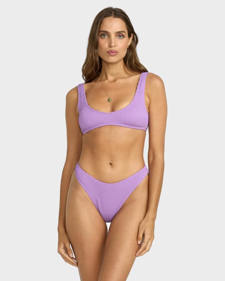 Image of Swimwear. Product name - Billabong Womens Summer Hi Bikini Bottom Paradise Purple in Paradise Purple colour by brand - Billabong