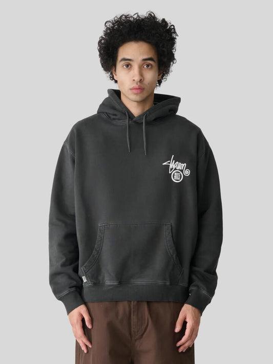 S-Double Shawn Dot Hood (Washed Black)