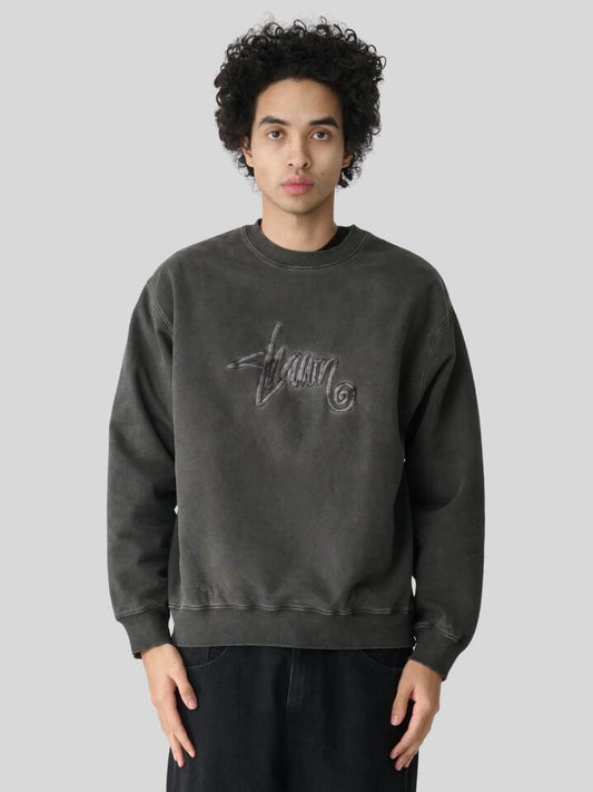 S-Double Shawn Script Crew (Washed Brown)