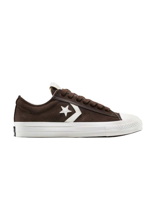 Image of Footwear. Productname: Converse Star Player 76 Suede Low in Fresh Brew/Egret/Vintage White colour by brand - Converse