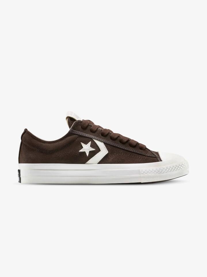 Image of Shoes. Productname: Converse Star Player 76 Suede Low in Fresh Brew/Egret/Vintage White colour by brand - Converse