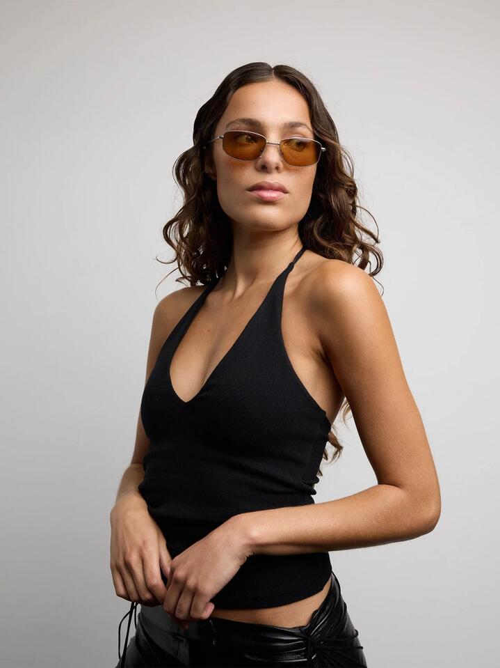 Image of Sunglasses. Productname: Szade Recycled Lee ONE SIZE MATTE SILVER / HAZELNUT in MATTE SILVER / HAZELNUT colour by brand - Szade Recycled