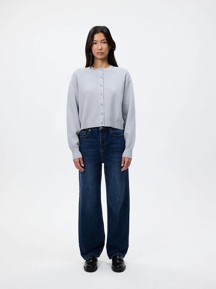 Image of a model wearing Denim. Productname: MSE Straight Leg Jean in Indigo colour by brand - MSE