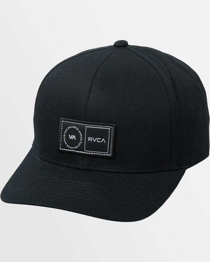 Image of Heels. Productname: RVCA - Mens Platform Snapback Cap - Black - in Black colour by brand - RVCA